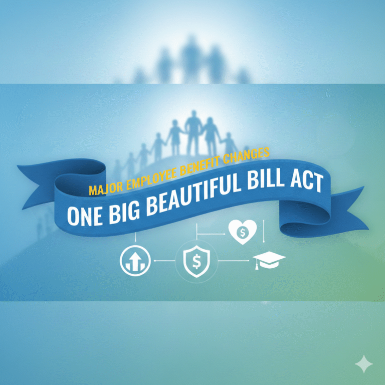 Major Employee Benefit Changes Under the “One Big Beautiful Bill Act”